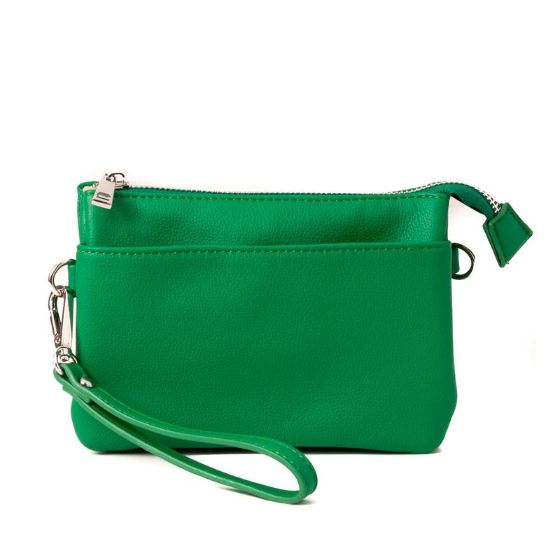 Anna clutch - gressgrønn