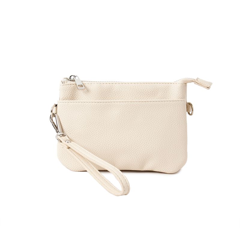 Anna clutch - lys beige