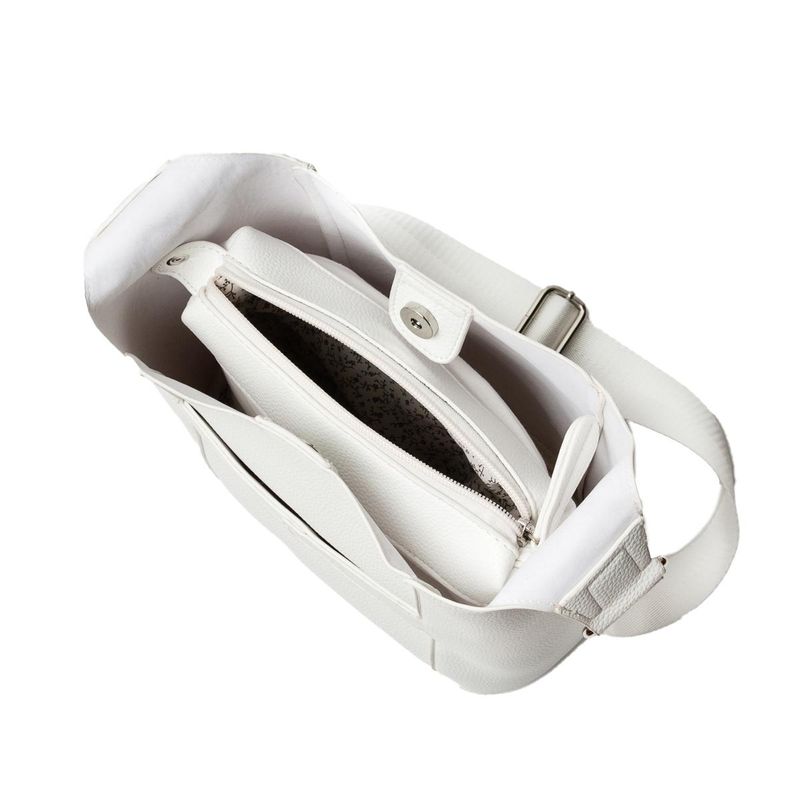 Anna liten crossbag - hvit