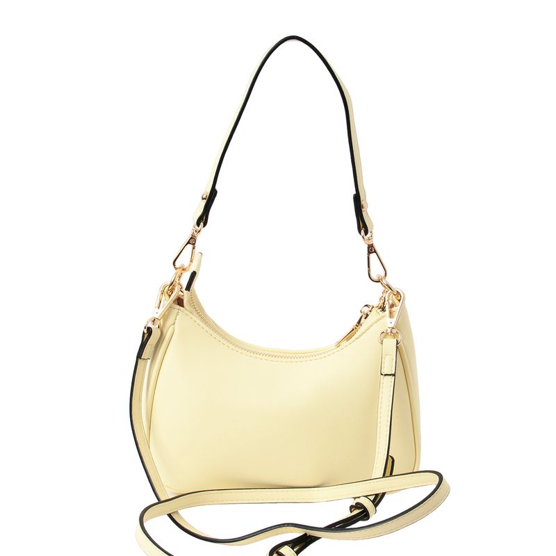 FIE Clutch med charmslenke - lys gul