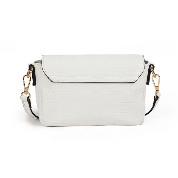 Bild på BEVERLY croco clutch - vit