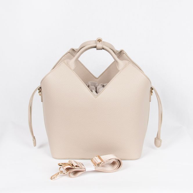 Huvudbild JANA stor shopper - beige