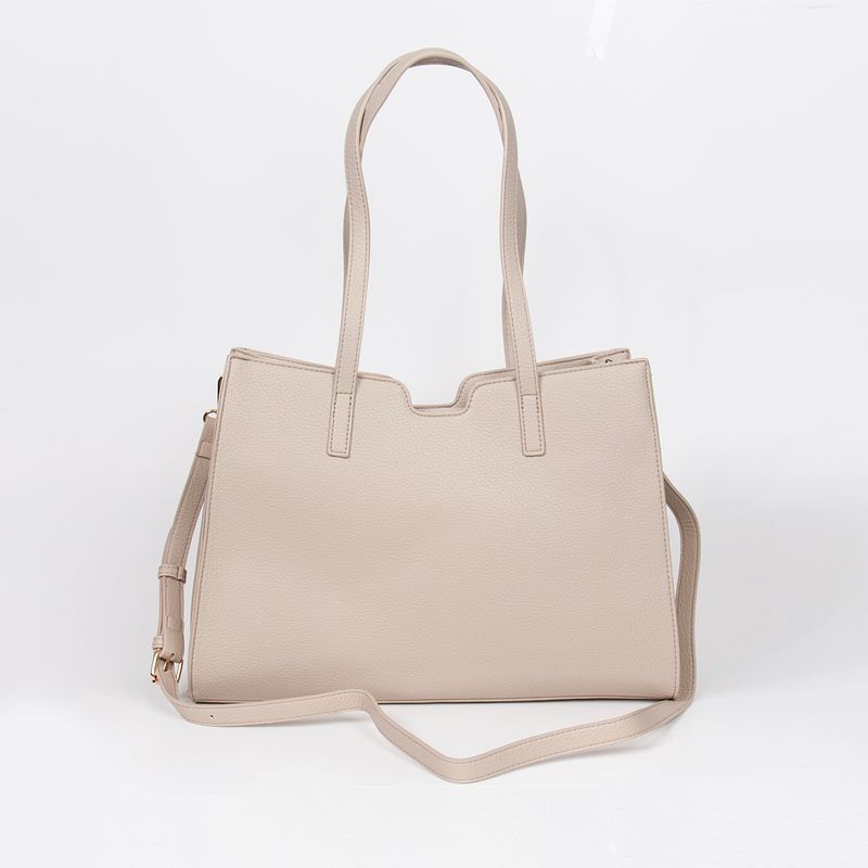 INE shopper - beige - rymlig väska i tidlös design