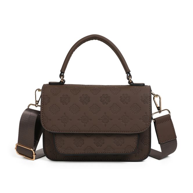 Hovedbilde Hillevi clutch brun - stilfull veske i imitert ...