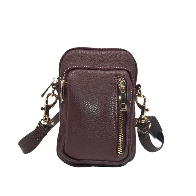 Huvudbild IDA mobilväska - vinröd