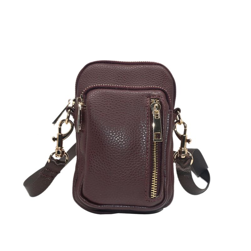 IDA mobilväska - vinröd