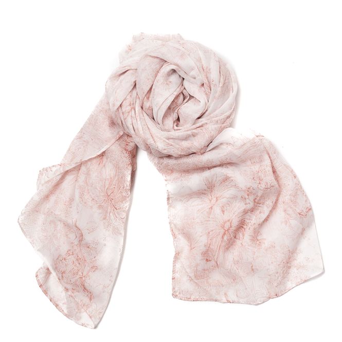 Huvudbild Tvåfärgad sommarhalsduk - beige