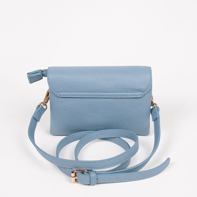 Huvudbild DANIELLE clutch ljus blå i imiterat skinn