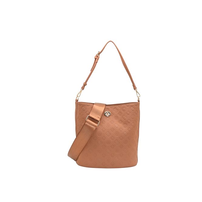 Huvudbild Ivory bucketbag - cognac - rymlig och stilren ...