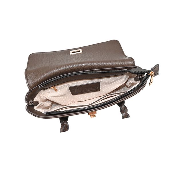 Huvudbild Holly låg shopper - brun väska i imitationsskinn ...