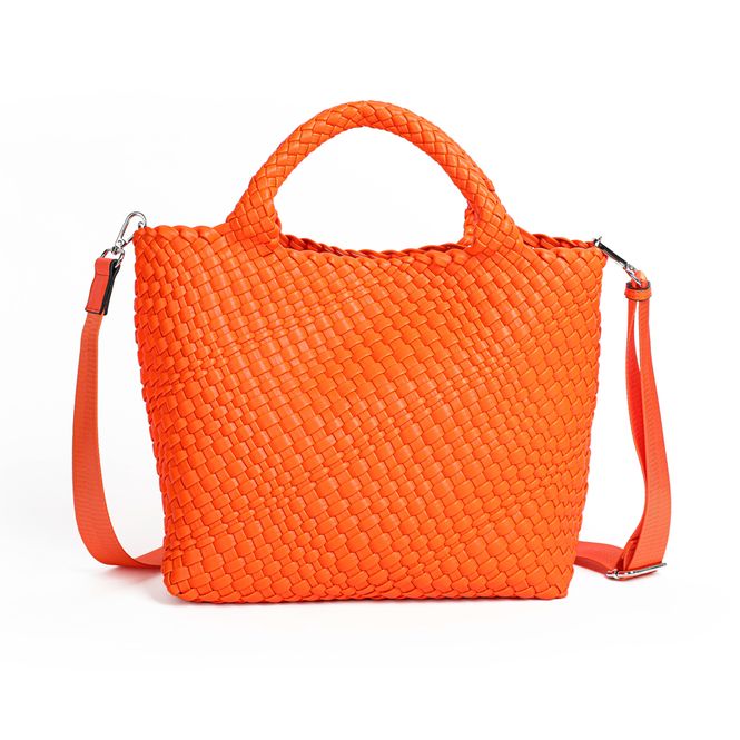 Huvudbild BILLIE flätad handväska - orange