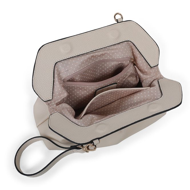 Huvudbild JOELLE portmonnä clutch/väska beige - liten väska ...