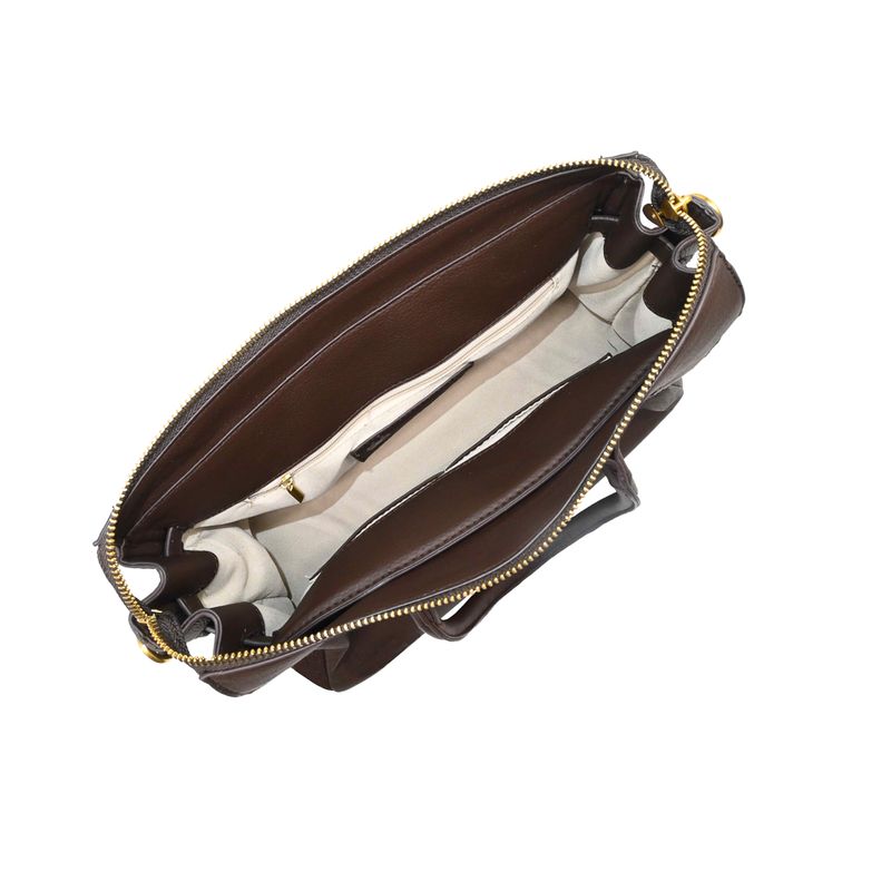 Havanna liten shopper - brun veske i imitert skinn