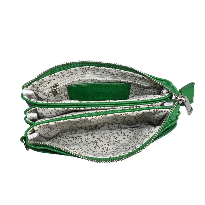 Anna clutch - gressgrønn