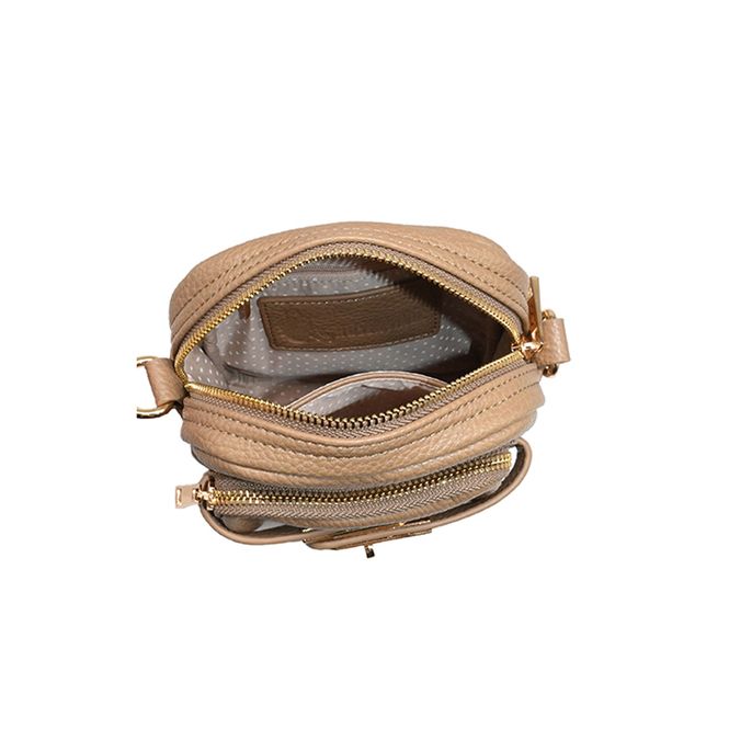 Huvudbild Heidi citybag mörk beige - liten väska i ...