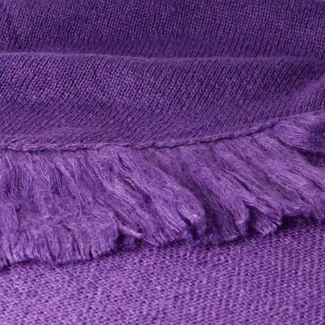 Huvudbild Sjal i mohairmix - lavendel