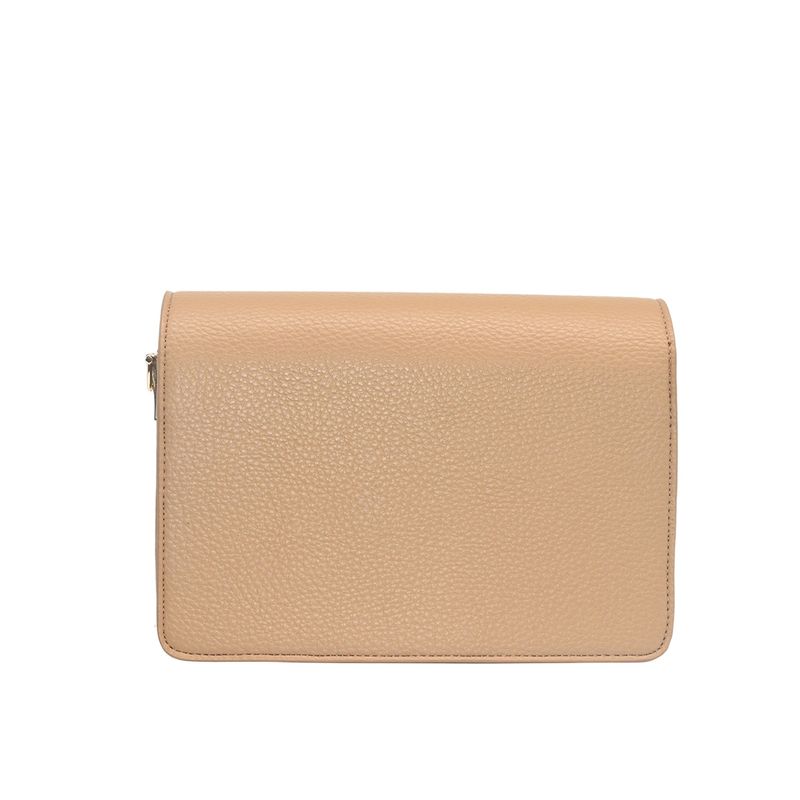 EMELY clutch med främre spänne - camel