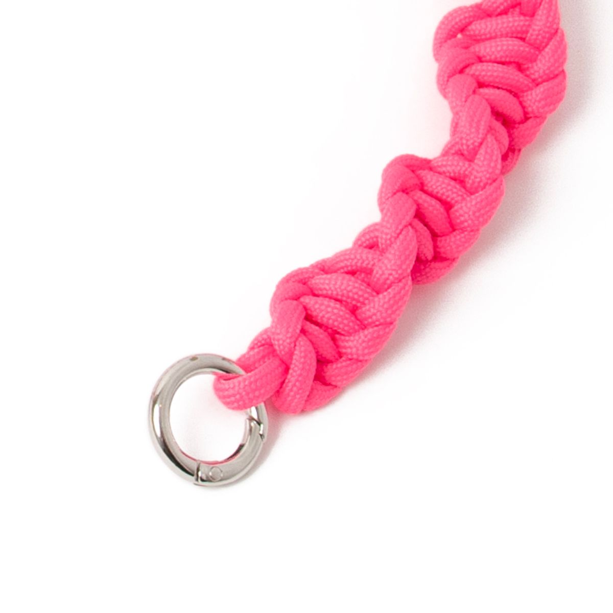 Kort axelrem macrame - rosa