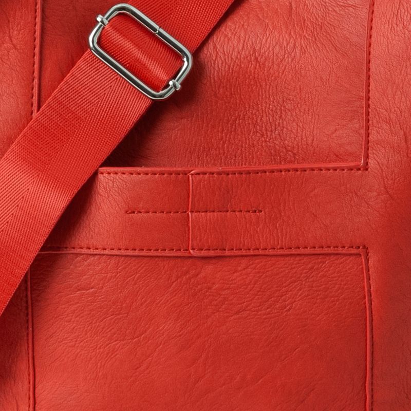 Anna liten crossbodyväska - röd