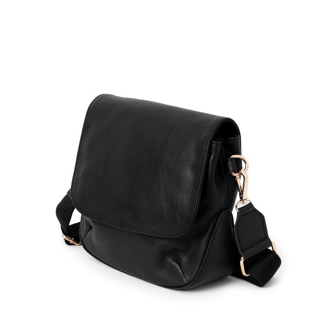 Huvudbild LEXI clutch i läder - svart