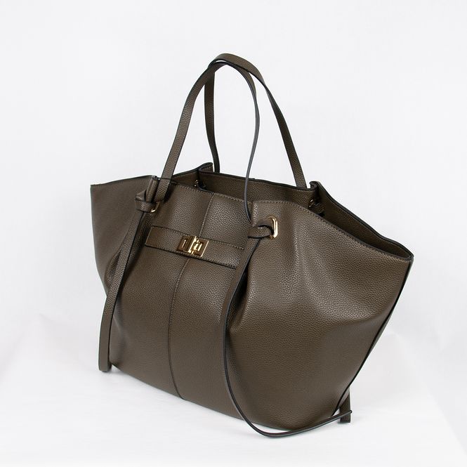 Huvudbild JOSEFINE stor shopper - olivgrön