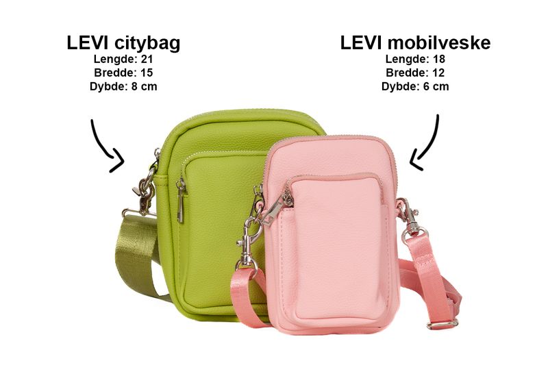 LEVI citybag - kornblå