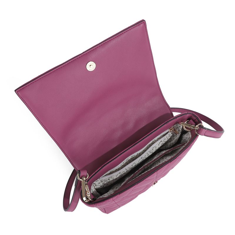 NANNA waffel clutch - mørk rosa