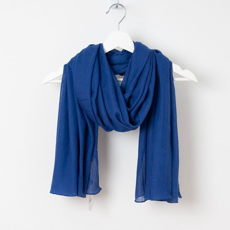 Skjerf i modal - kongeblå