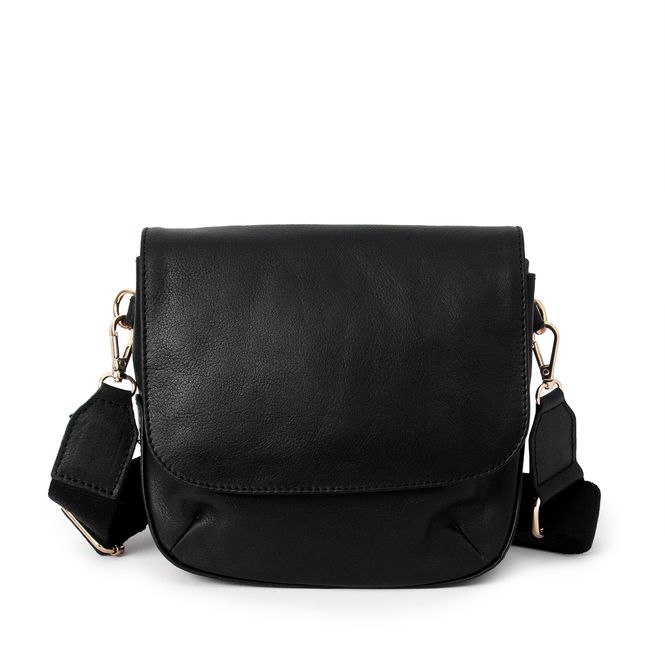Huvudbild LEXI clutch i läder - svart