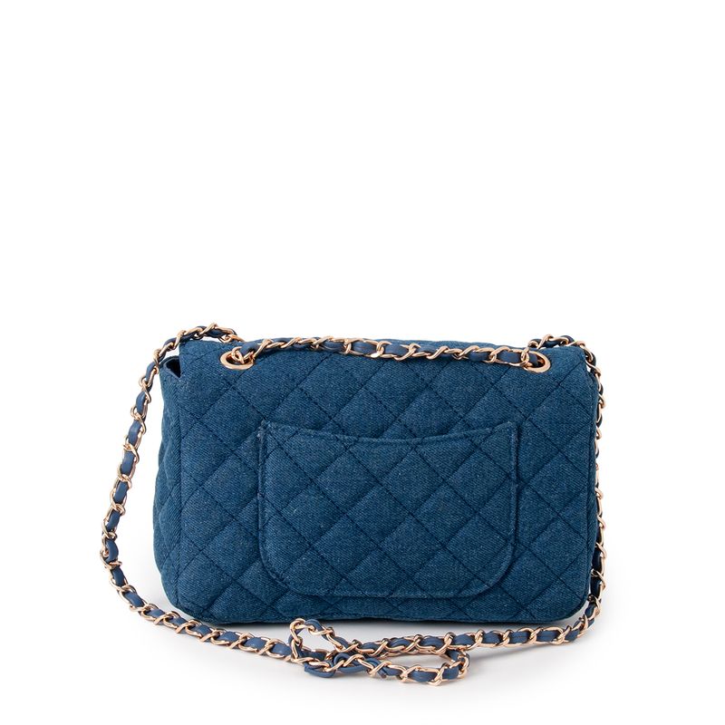 DAISY stor clutch - jeansblå