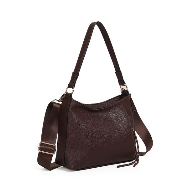 Huvudbild Himalaya soft bag brun - elegant väska i ...