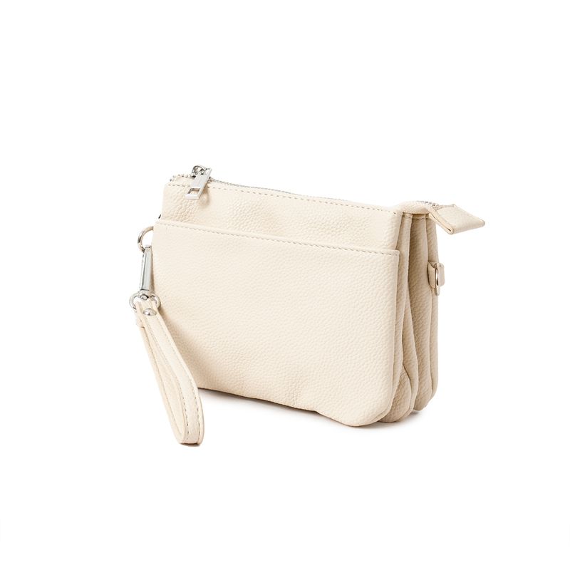 Anna clutch - lys beige