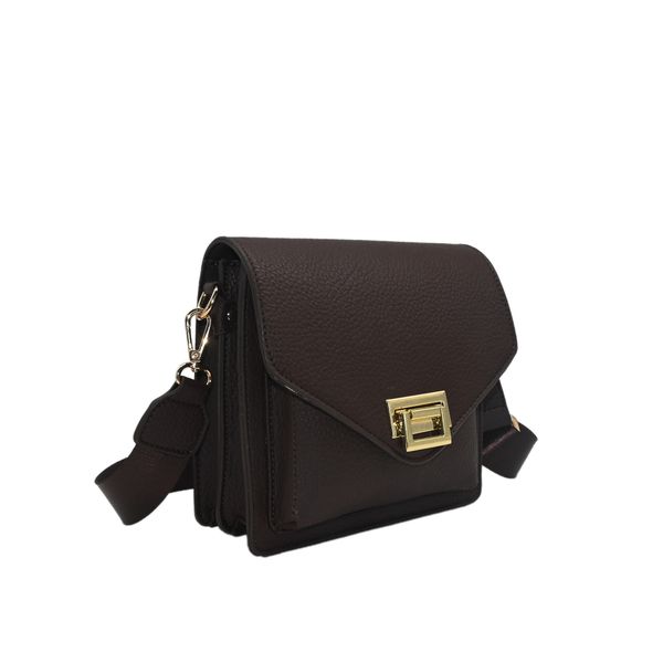 Bild på DUBLIN clutch med clipslås - brun