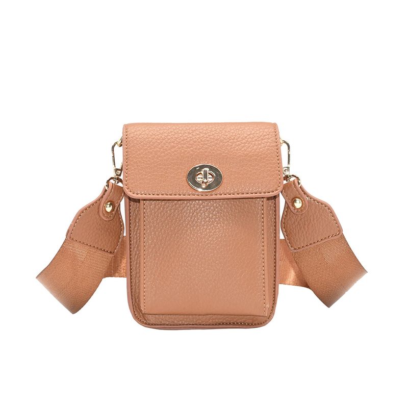 Ilja mobilbag - cognac - kompakt och stilren väska