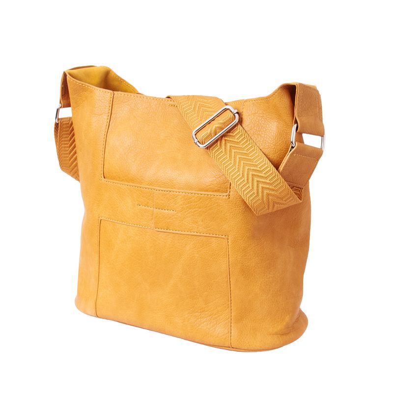 Anna stor crossbodyväska - ockragul