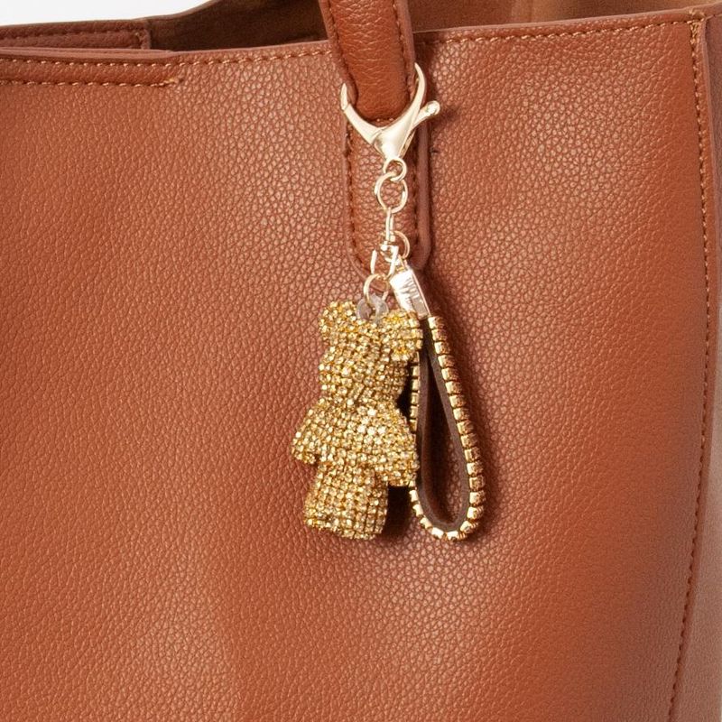 Veskepynt TEDDY - gull