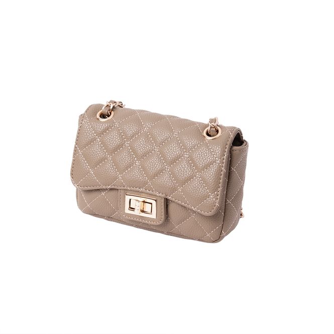 Huvudbild EVITA Liten clutch med kedja - Beige