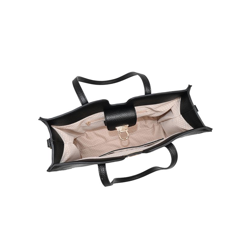 INE shopper - svart - rymlig väska i tidlös design