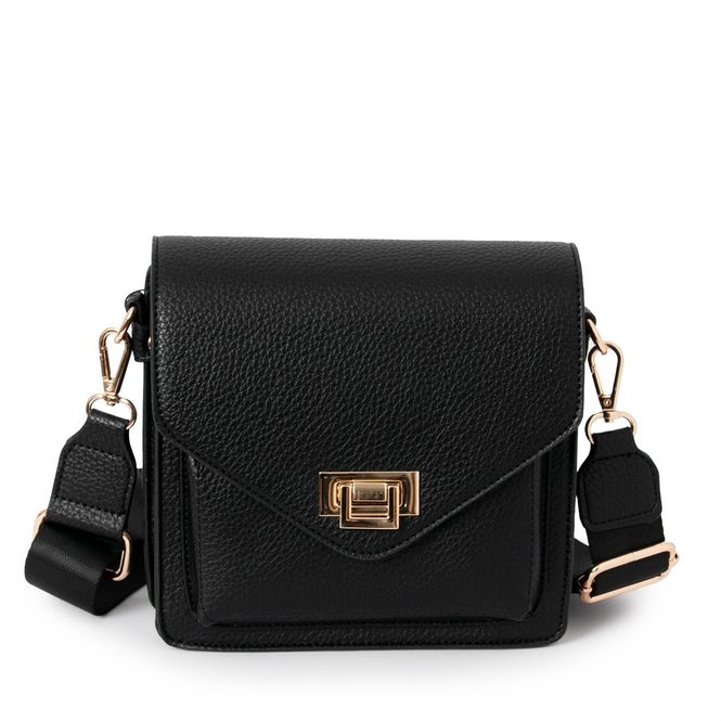 Hovedbilde DUBLIN clutch med clipslås - svart
