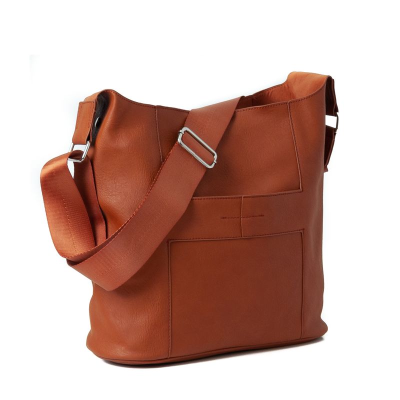 Anna stor crossbodyväska - mörk orange