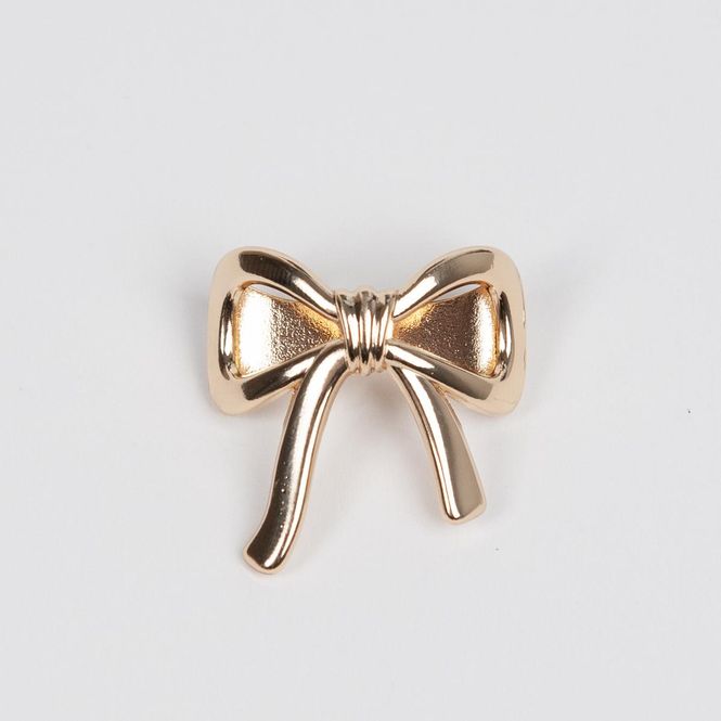 Huvudbild Scarf ring rosett guldfärgad