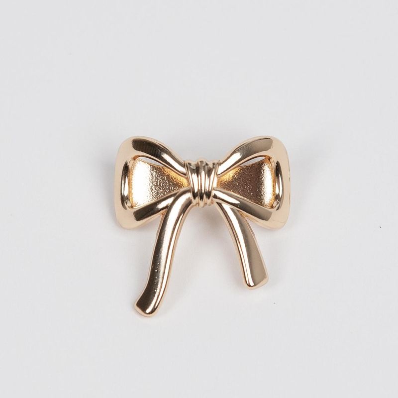 Scarf ring rosett guldfärgad