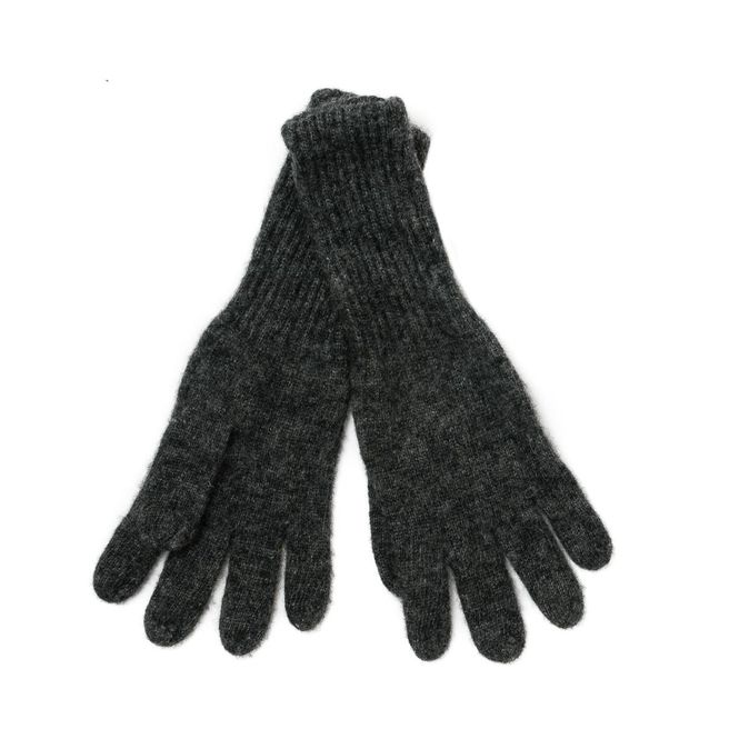 Huvudbild Lång stickad vante - svart